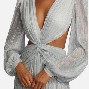 PATBO silver metallic dress - worn once